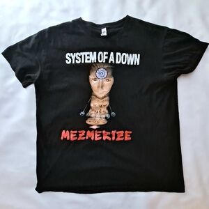 System of a Down T Shirt XL Mezmerize Black Alt Metal Band SOAD